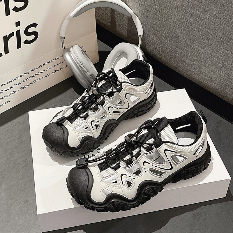 Running Shoes Women - Modieuze outdoor dames schoenen met opengewerkte