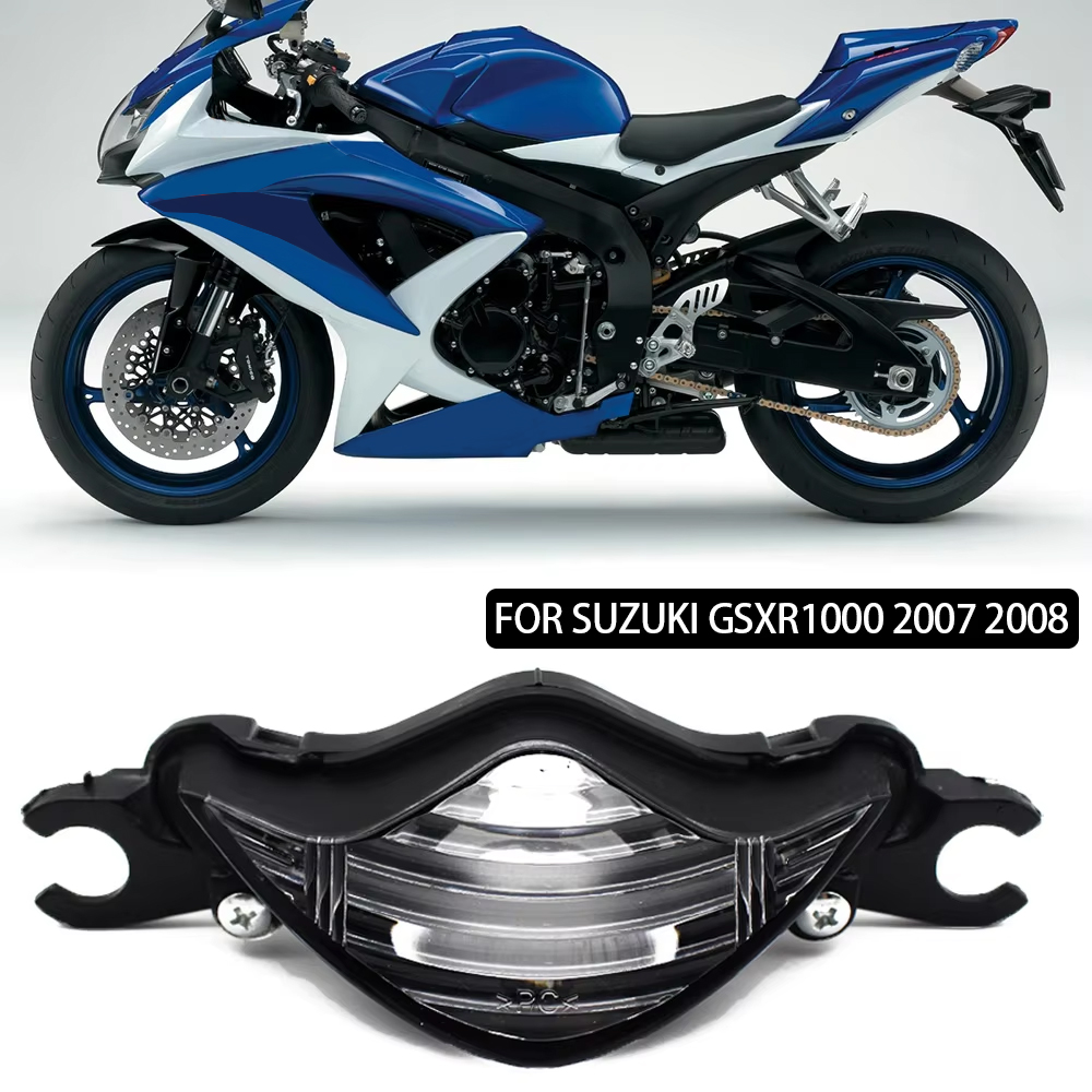 Running Headlamp - Doorzichtige Motorfiets Koplamp Bovenste Kop Voor