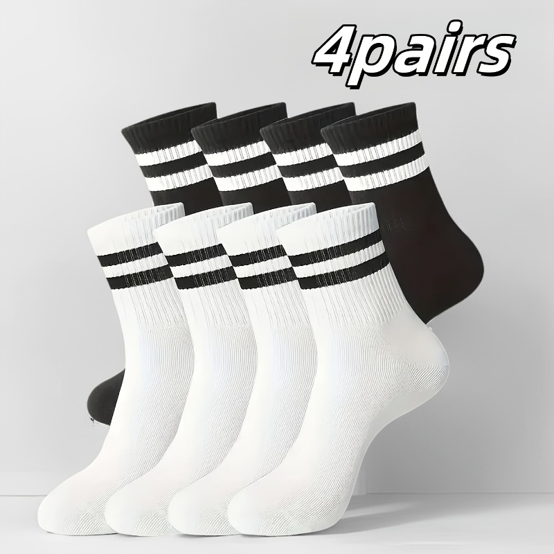 Sports Socks - 4 paar unisex sport-buitensokken in klassieke