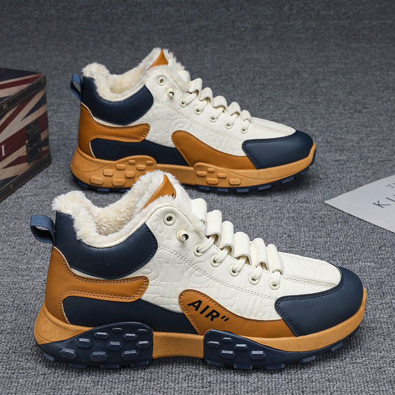 Running Shoes Men - Mannen Platform Warme Katoenen Schoenen Mannelijke
