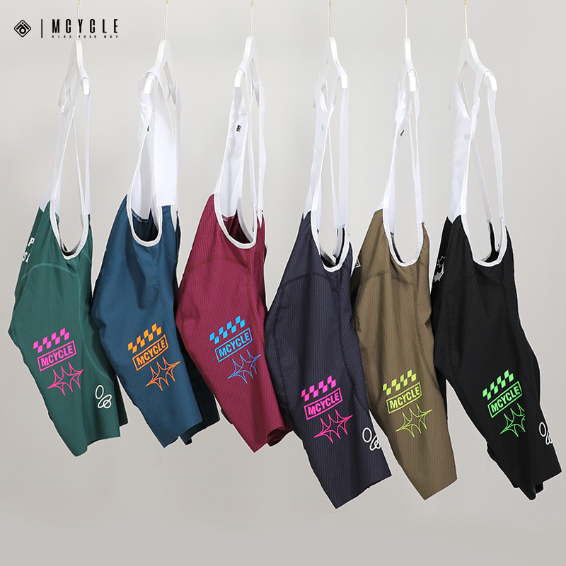 Race Bib - Mcycle Nieuw Design Fietsbroek Kleurrijk Logo