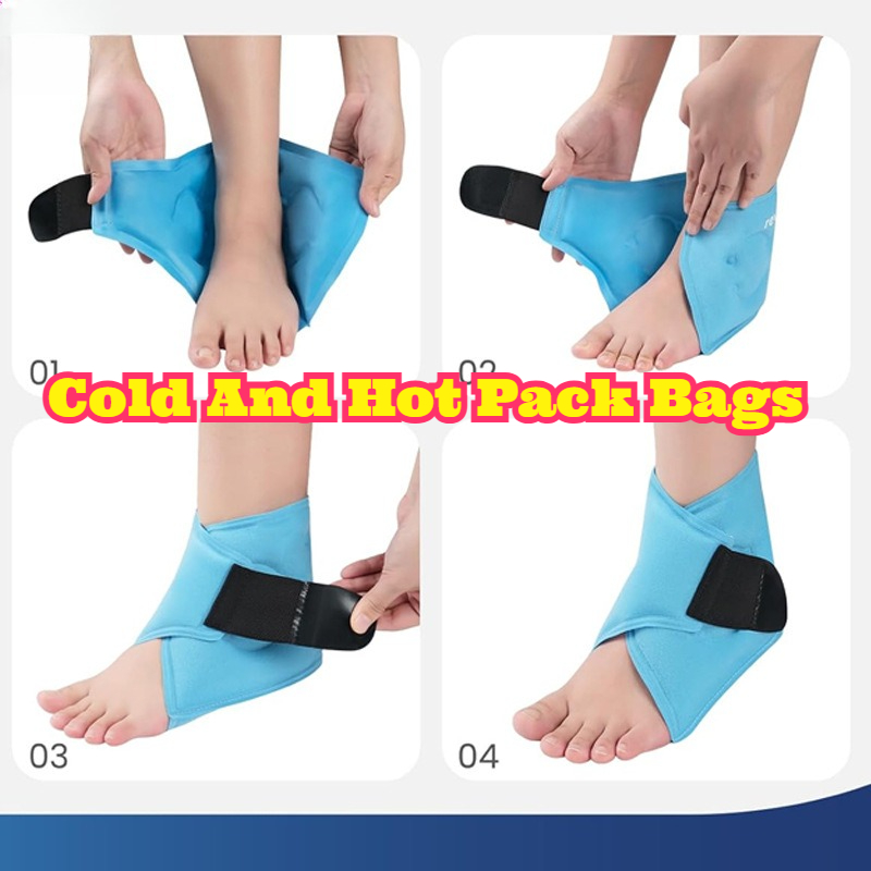 Ankle Brace - Zachte gel enkel-icepack warmte-koude therapie wrap