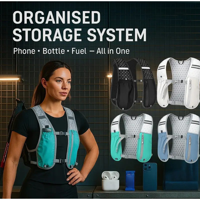 Hydration Vest - Sportief vest voor fietsen en hardlopen,