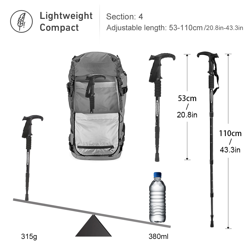Outdoor Opvouwbare Trekkings P - Trekking Pole Carbon recensie en prijs