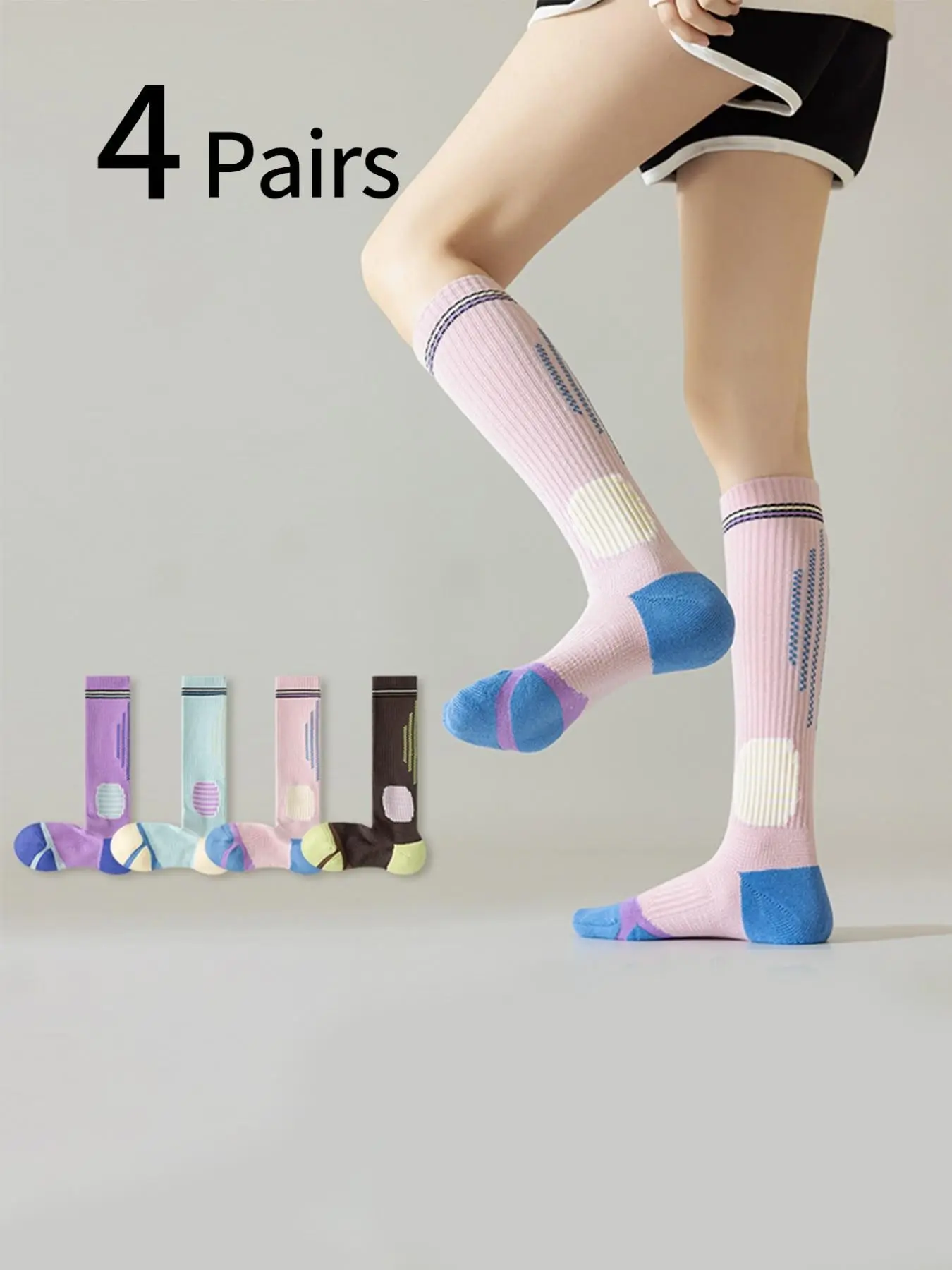 4 paar sportieve compressiesok - Sports Socks recensie en prijs