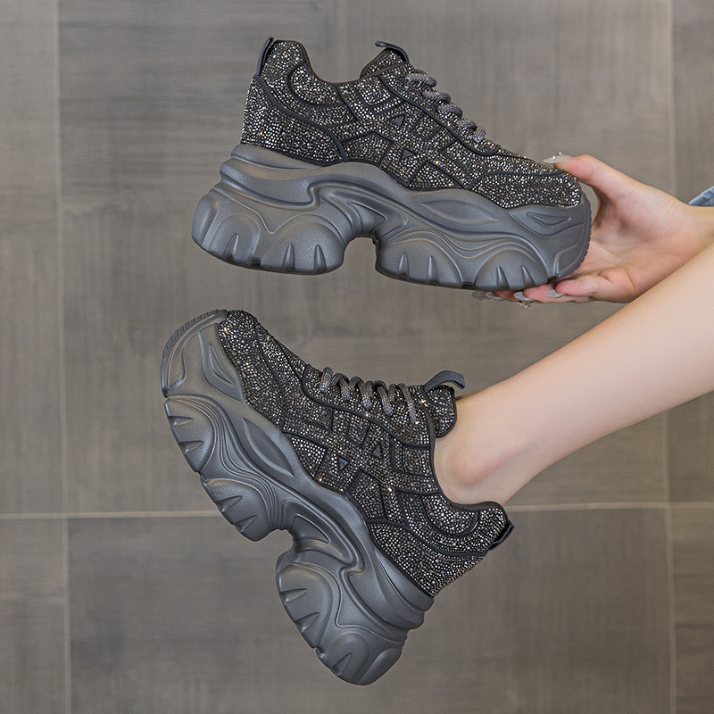 Damessneakers met veters, hoge - Running Shoes Women recensie en prijs
