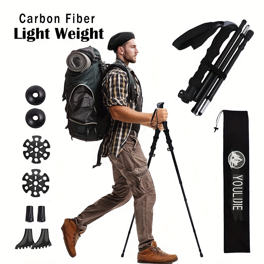 2-pack lichtgewicht opvouwbare - Trekking Pole Carbon recensie en prijs