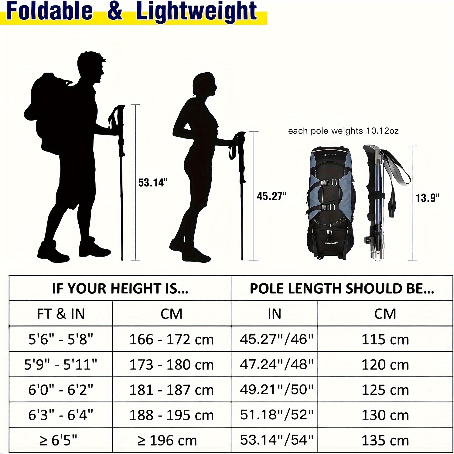2-pack lichtgewicht opvouwbare - Trekking Pole Carbon recensie en prijs