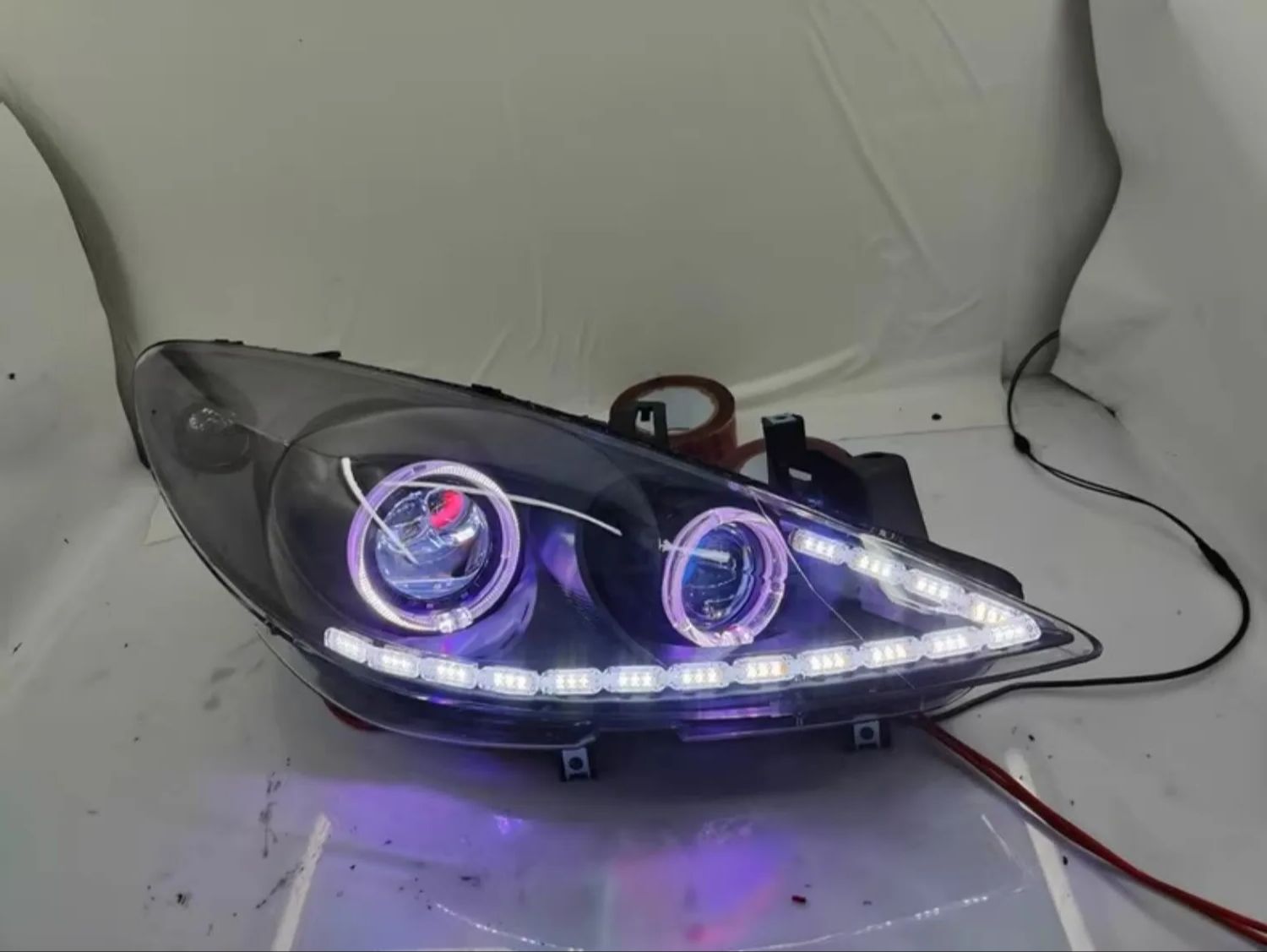 LED dual-beam lens Koplamp voo - Running Headlamp recensie en prijs