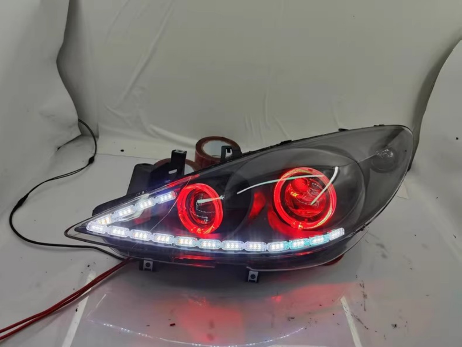 LED dual-beam lens Koplamp voo - Running Headlamp recensie en prijs