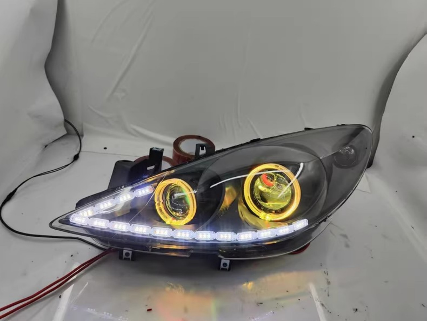 LED dual-beam lens Koplamp voo - Running Headlamp recensie en prijs