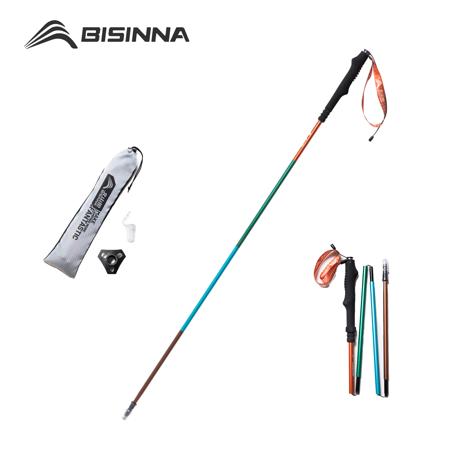 BISINNA 2 stuks Trekkingstokke - Trekking Pole Carbon recensie en prijs