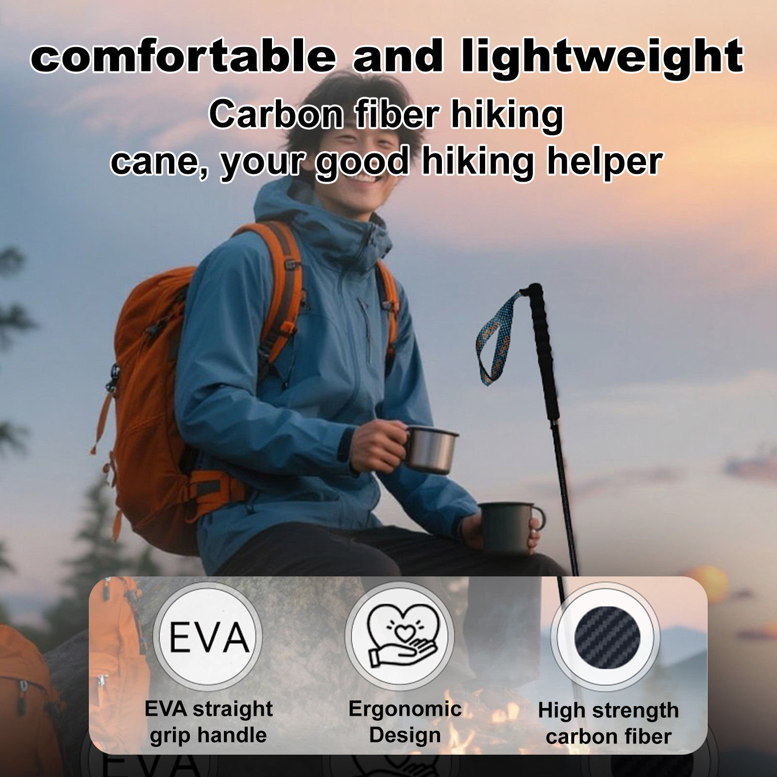 110/120/130CM Ultra Lichtgewic - Trekking Pole Carbon recensie en prijs