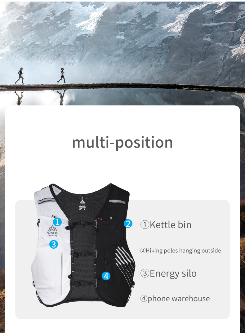 Aonijie 10l Hardlooprugzak Hyd - Hydration Vest recensie en prijs
