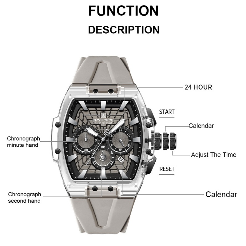 NF6113 NAVIFORCE Heren Multifu - Running Watch recensie en prijs