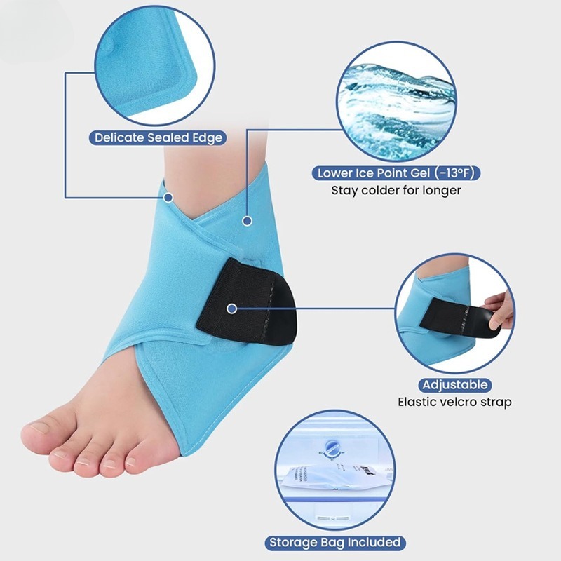 Zachte gel enkel-icepack warmt - Ankle Brace recensie en prijs