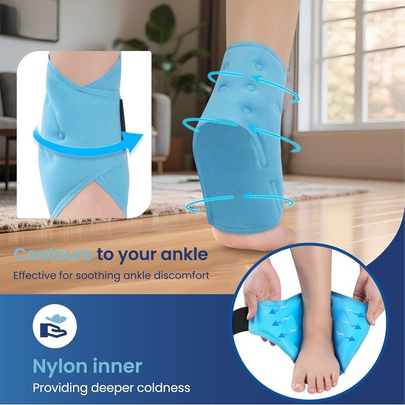 Zachte gel enkel-icepack warmt - Ankle Brace recensie en prijs